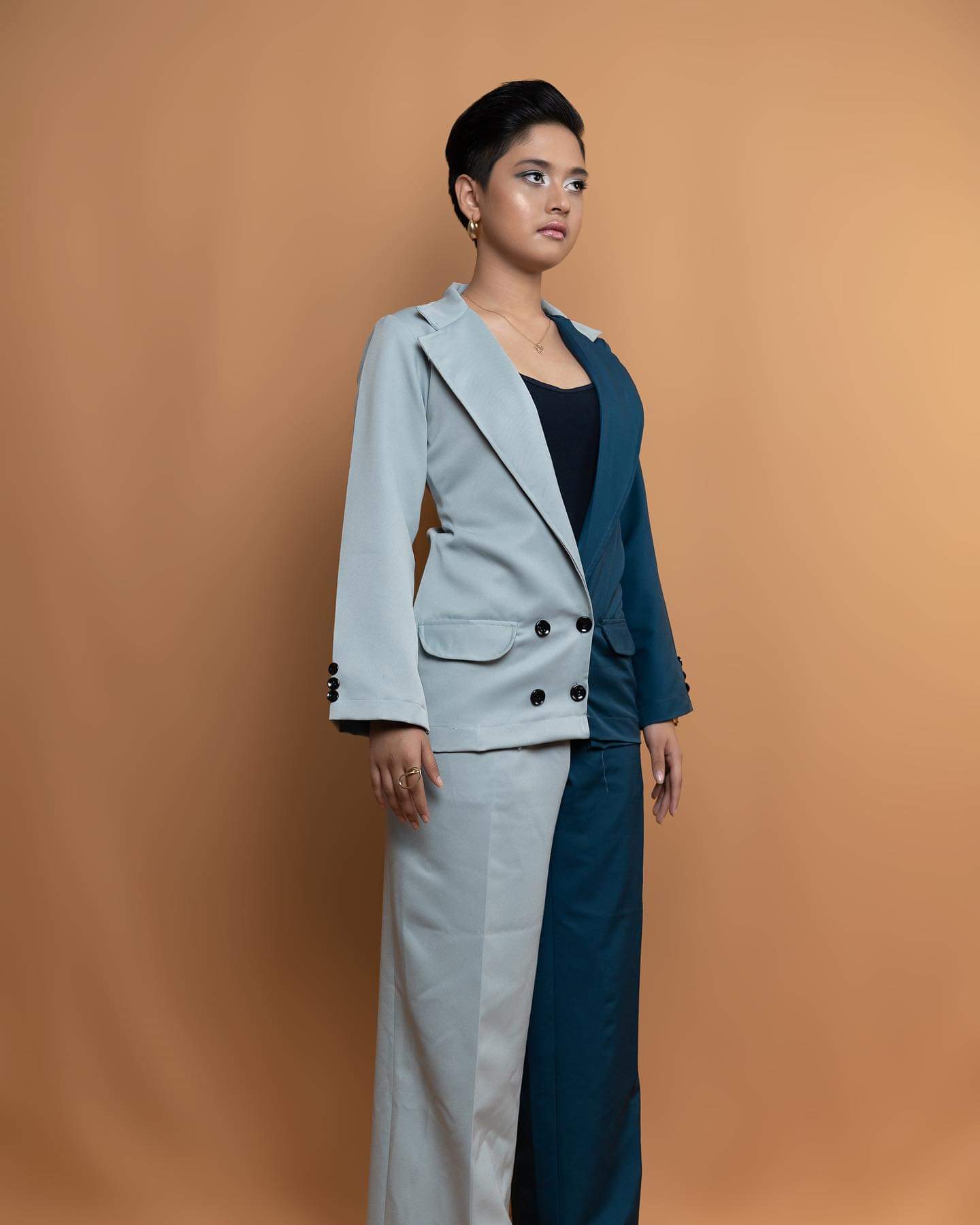 Contrast Blazer
