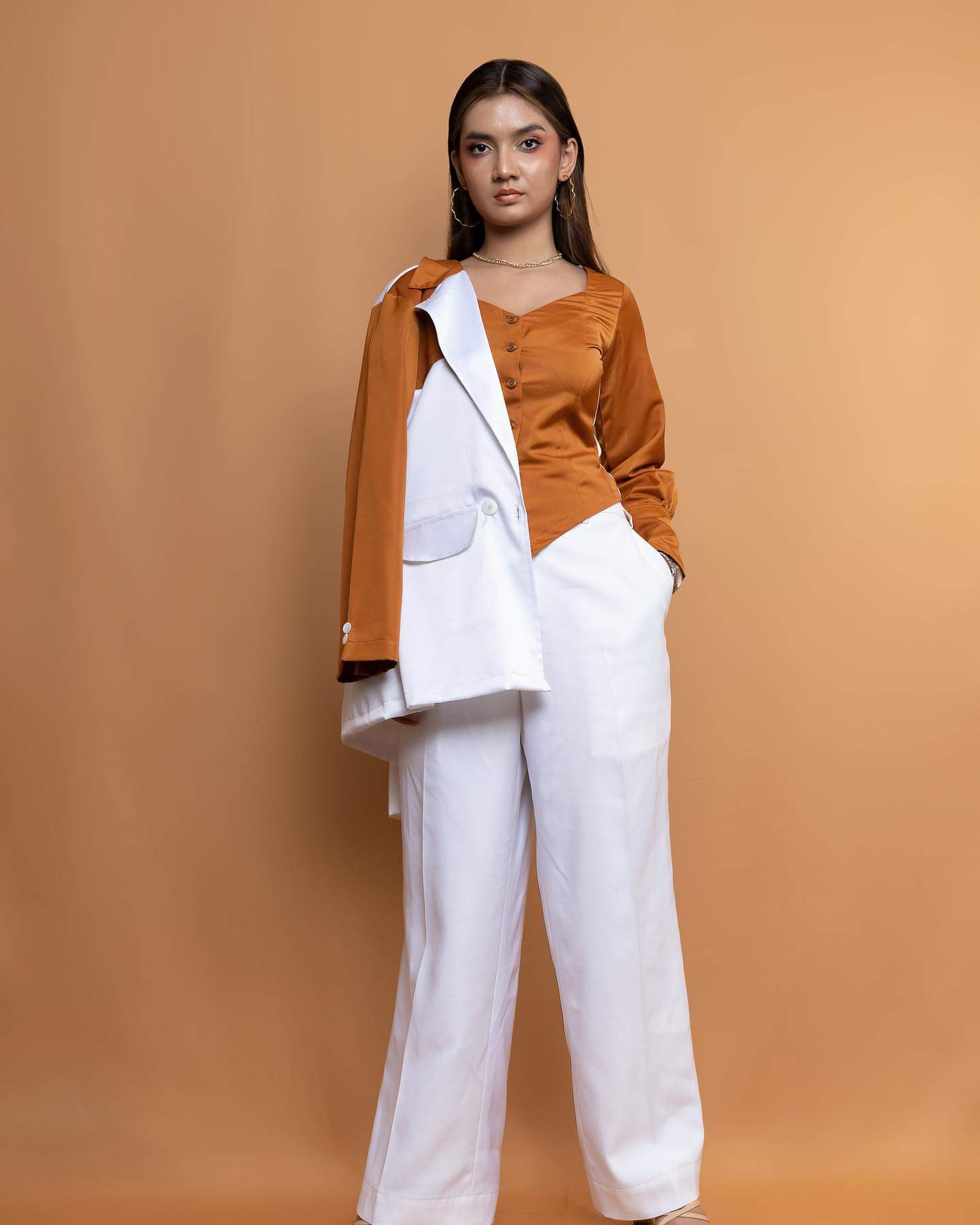 Contrast Blazer