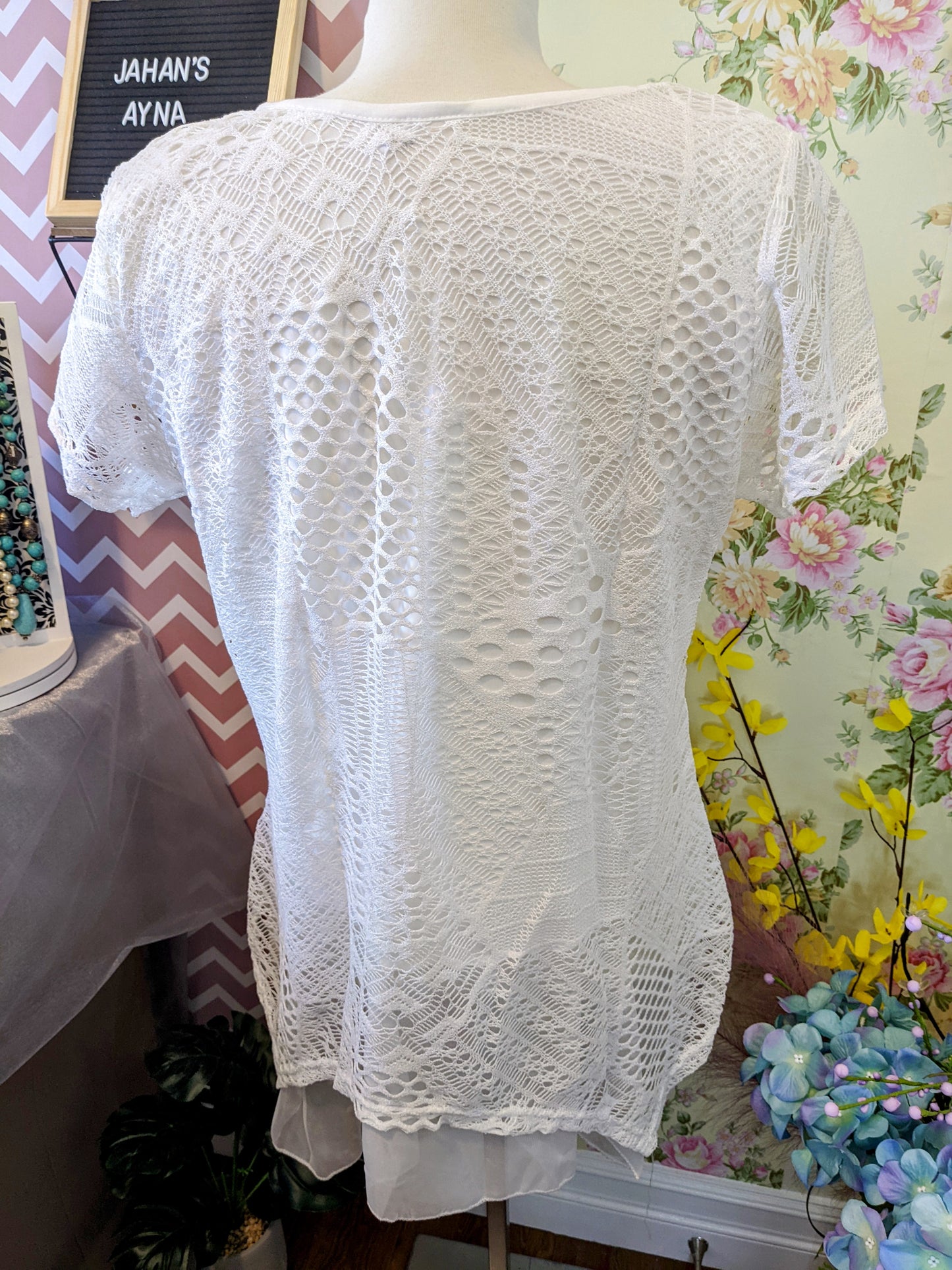 Sheer Lace Top