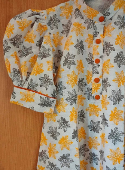Half Sleeve Cotton Kurti