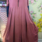 Peachy Abaya with Pleated Sleeves