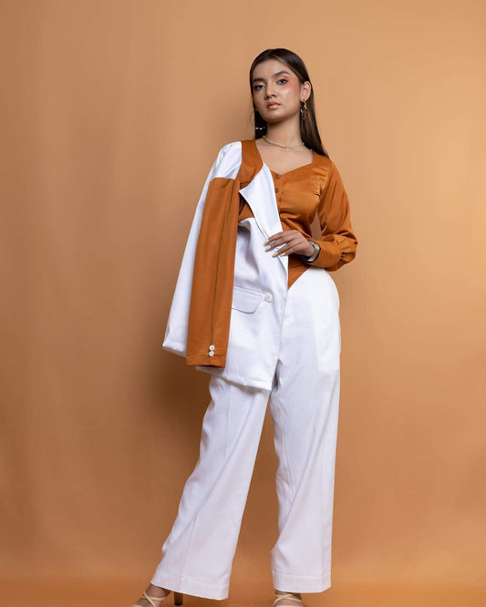 Contrast Blazer