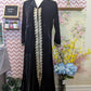 Embroidered Velvet Burka