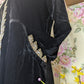 Embroidered Velvet Burka