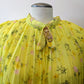 Flowy Yellow Pleated Top