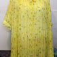 Flowy Yellow Pleated Top