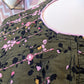 Stretchy Olive Top with Mirror Work