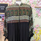 Contrast Black Abaya