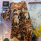 Leopard Print One Shoulder Dress