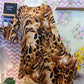 Leopard Print One Shoulder Dress